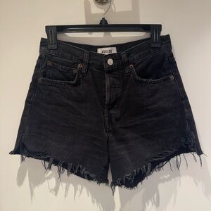 Agolde Distressed Denim Shorts